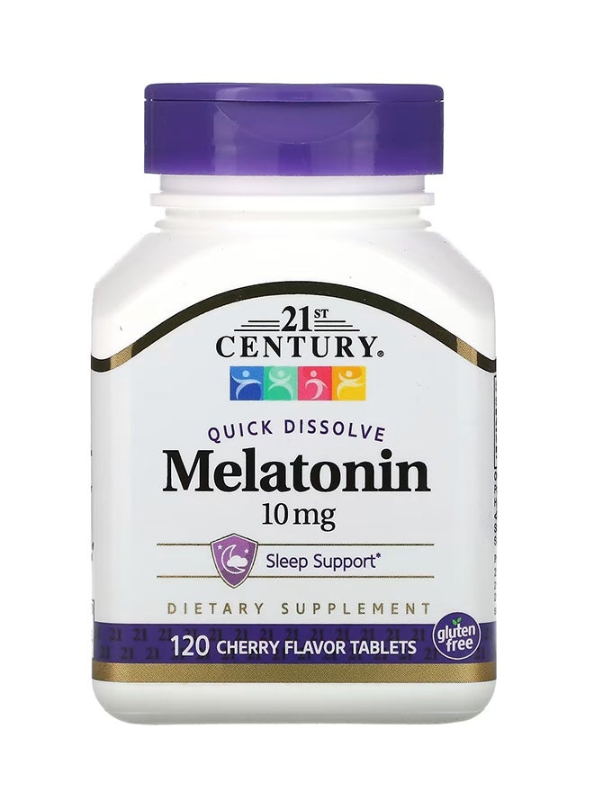 21st Century Melatonin Dietary Supplement - Cherry - 120 Tablets - Image 1